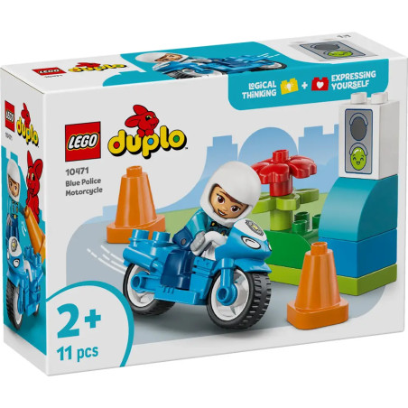 LEGO® DUPLO® 10471 Blaues Polizeimotorrad