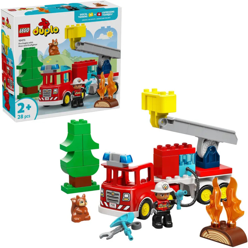 LEGO® DUPLO® 10473 Löschauto mit Schlauch und Feuerwehrmann