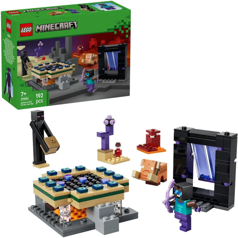 LEGO® Minecraft™ 21584 Reise durch Nether und Endportal