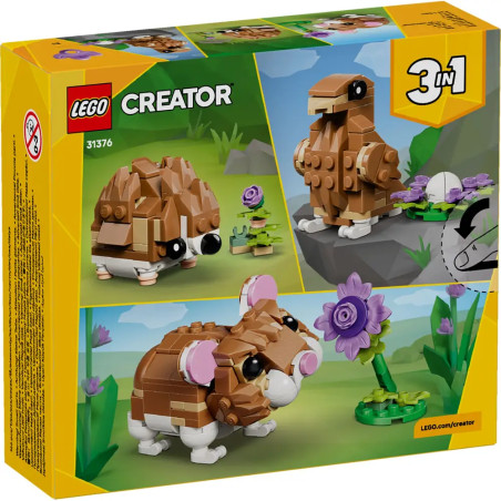 LEGO® Creator 31376 Niedlicher Hamster mit Blume