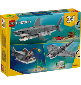 LEGO® Creator 31381 Wilder Hai mit Schatztruhe