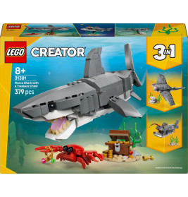 LEGO® Creator 31381 Wilder Hai mit Schatztruhe
