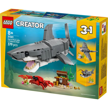 LEGO® Creator 31381 Wilder Hai mit Schatztruhe