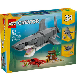 LEGO® Creator 31381 Wilder Hai mit Schatztruhe