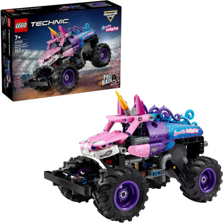 LEGO® Technic 42220 Monster Jam™ Sparkle Smash™ mit Rückziehmotor