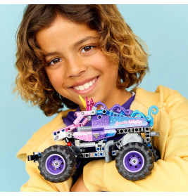 LEGO® Technic 42220 Monster Jam™ Sparkle Smash™ mit Rückziehmotor