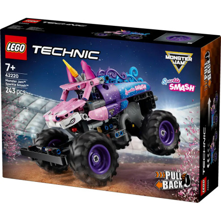 LEGO® Technic 42220 Monster Jam™ Sparkle Smash™ mit Rückziehmotor
