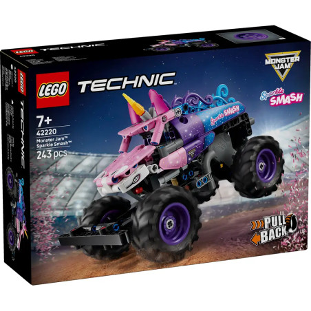 LEGO® Technic 42220 Monster Jam™ Sparkle Smash™ mit Rückziehmotor