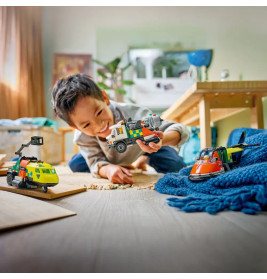 LEGO® City 60505 Kombinationsset mit Flugzeug, Wartungsfahrzeug und Luftkissenboot