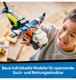 LEGO® City 60505 Kombinationsset mit Flugzeug, Wartungsfahrzeug und Luftkissenboot