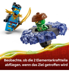 LEGO® NINJAGO 71849 Nya vs. Elementarmonster-Spinner