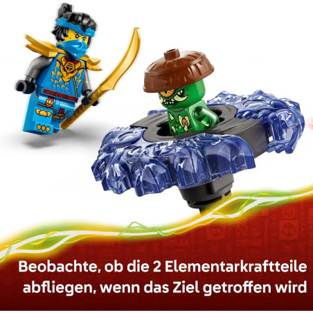 LEGO® NINJAGO 71849 Nya vs. Elementarmonster-Spinner