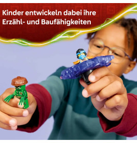 LEGO® NINJAGO 71849 Nya vs. Elementarmonster-Spinner