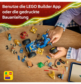 LEGO® NINJAGO 71856 Jays Transformationsflitzer