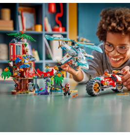 LEGO® NINJAGO 71857 Showdown am Baumhaus mit dem Ninja-Bike