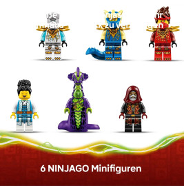 LEGO® NINJAGO 71857 Showdown am Baumhaus mit dem Ninja-Bike