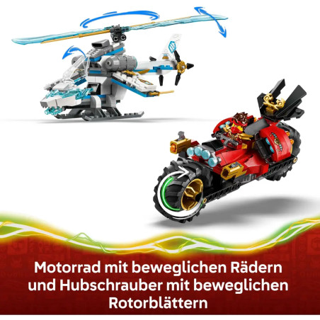 LEGO® NINJAGO 71857 Showdown am Baumhaus mit dem Ninja-Bike