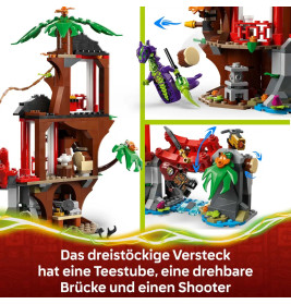 LEGO® NINJAGO 71857 Showdown am Baumhaus mit dem Ninja-Bike