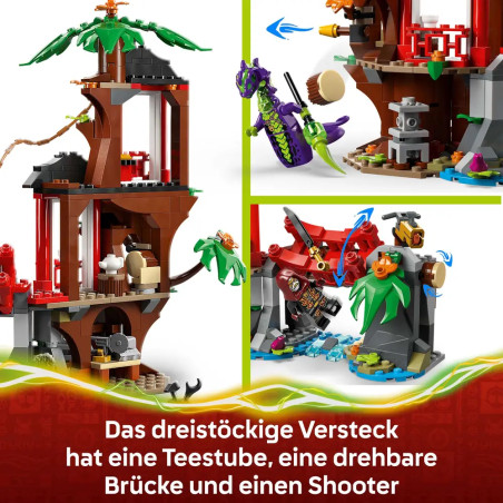 LEGO® NINJAGO 71857 Showdown am Baumhaus mit dem Ninja-Bike