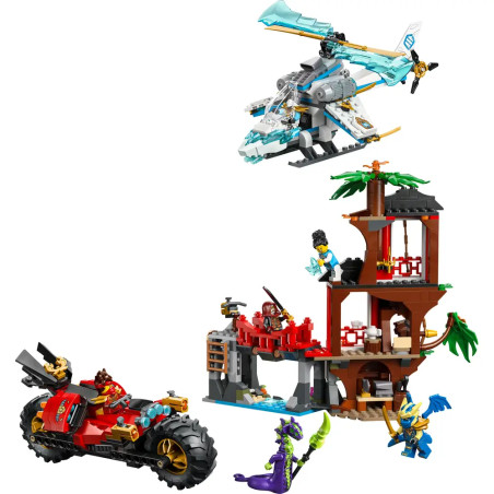 LEGO® NINJAGO 71857 Showdown am Baumhaus mit dem Ninja-Bike