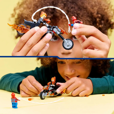 LEGO® Marvel Super Heroes™ 76335 Spider-Man vs. Ghost Rider auf seinem Motorrad