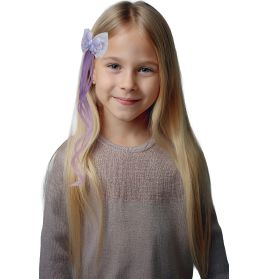 3 Strähnchen 50 cm, mehrfarbigglänzend