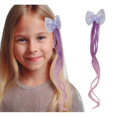 3 Strähnchen 50 cm, mehrfarbigglänzend