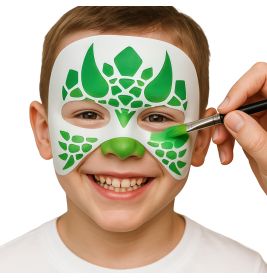 4 sort. Pvc Make up Schablonen 5×13,5 cm