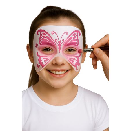 4 sort. Pvc Make up Schablonen 5×13,5 cm