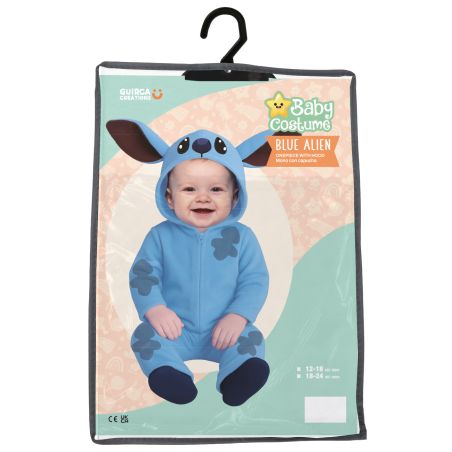 Blauer Alien, Babykostüm, 12–18 Monate