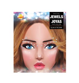 Brillanten Strasssteine fürs Gesicht, selbstklebend