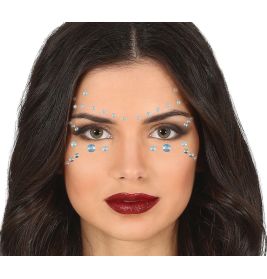 Brillanten Strasssteine fürs Gesicht, selbstklebend