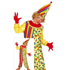 CLOWN KINDER KOSTÜMJUNGEN 5-6 JAHRE
