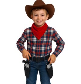 Doppelter Pistolenhalter mit 2 Pistolen für Kinder