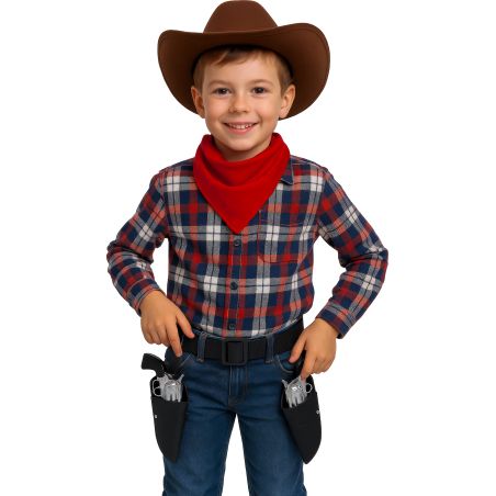 Doppelter Pistolenhalter mit 2 Pistolen für Kinder