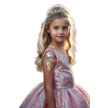 Einhorn Tattoos, 14×30cm Bogen