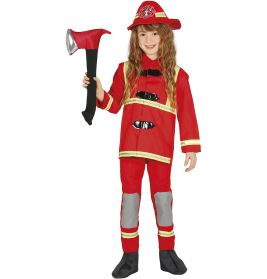 Feuerwehrmann kinder kostüm 3-4 jahre