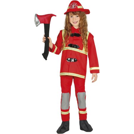 Feuerwehrmann kinder kostüm 5-6 jahre