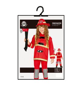 Feuerwehrmann kinder kostüm 5-6 jahre