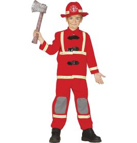 Feuerwehrmann kinder kostüm 7-9 jahre
