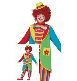 Flowy der Clown, Kinderkostüm 10-12 jahre