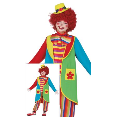 Flowy der Clown, Kinderkostüm 10-12 jahre