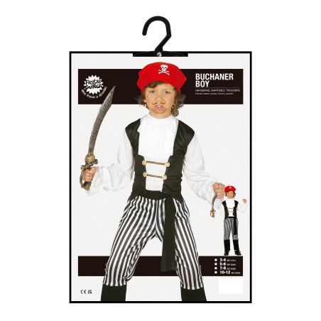 Gestreifter Pirat 10-12 Jahre