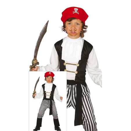Gestreifter Pirat 10-12 Jahre