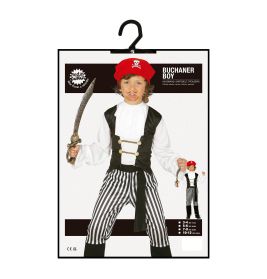 Gestreifter Pirat Kinder- kostüm7-9 jahre