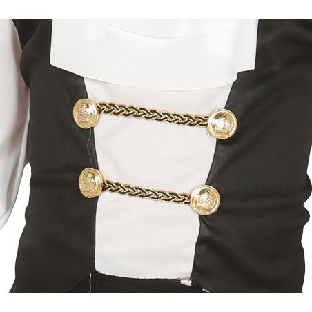 Gestreifter Pirat Kinder- kostüm7-9 jahre