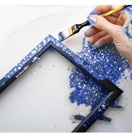 Glitter blau, biolgisch abbaubar, 10g Flasche