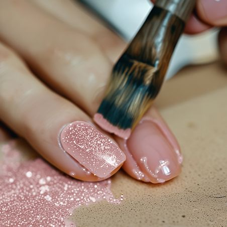 Glitter rosa, biolgisch abbaubar, 10g Flasche