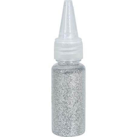 Glitter silber, biolgisch abbaubar, 10gFlasche
