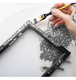 Glitter silber, biolgisch abbaubar, 10gFlasche